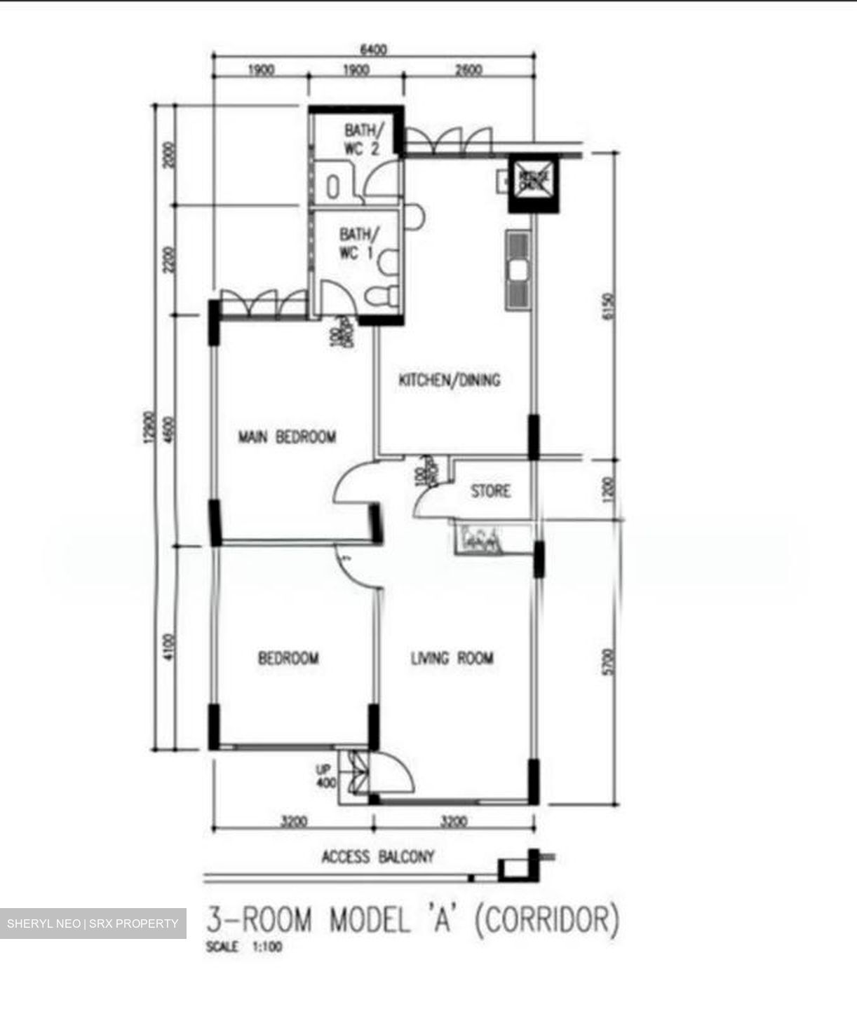 Blk 169 Bukit Batok West Avenue 8 (Bukit Batok), HDB 3 Rooms #558607001